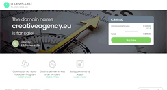Desktop Screenshot of creativeagency.eu